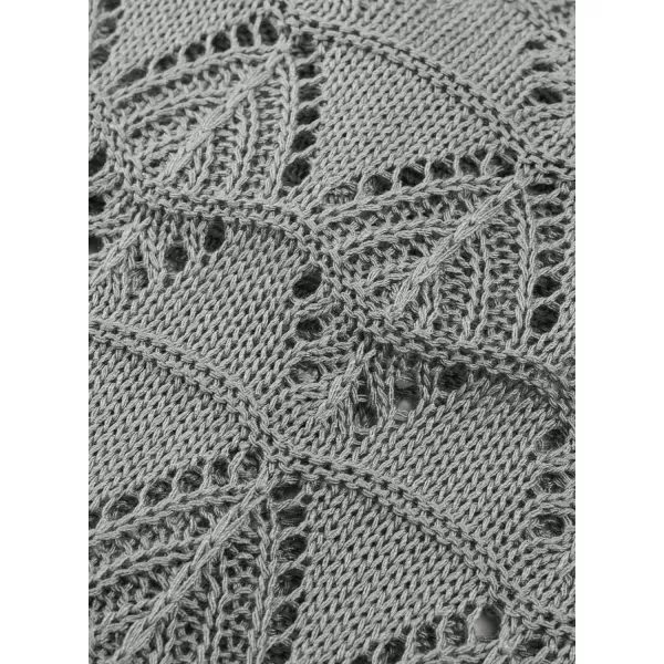 Sidefeel Women's Cardigan Lightweight Crochet Knit Hollow Out Summer Fall Spring Cardigan