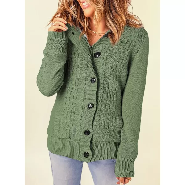 Sidefeel Women's Cardigan Sweaters Hooded Cardigans Fleece Lined Jackets Winter Sweater Coat