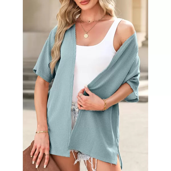 Sidefeel Women's Lightweight Summer Cardigan Casual Beach Kimono Cover Ups