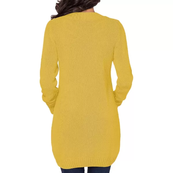 Sidefeel Women's Open Front Cardigan Sweaters Casual Button Down Knitted Coat Tops with Pockets