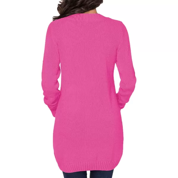 Sidefeel Women's Open Front Cardigan Sweaters Casual Button Down Knitted Coat Tops with Pockets