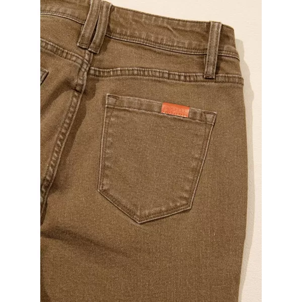 Sidefeel Women's Wide Leg Jeans High Waisted Stretchy Capri Pants