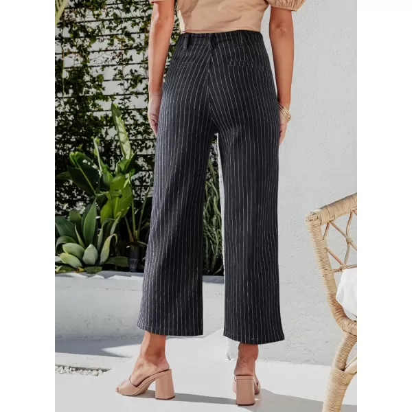Sidefeel Women's Wide Leg Jeans High Waisted Stretchy Straight Leg Jeans Buttoned Loose Denim Pants with Pocket