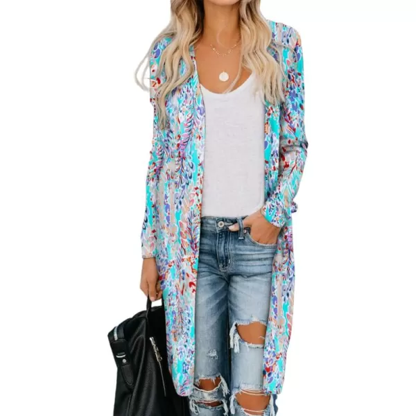 Sidefeel Women Long Sleeve Solid Color Button Down Knit Ribbed Cardigans Outwear