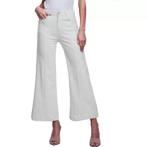 Sidefeel Women's Wide Leg Jeans High Waisted Stretchy Barrel Denim Pants