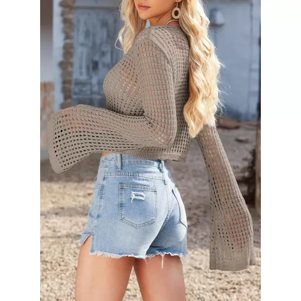 Sidefeel Lightweight Summer Cardigan for Women Spring Crochet Cardigan Sweater Kimonos Boho Open Front Outwear