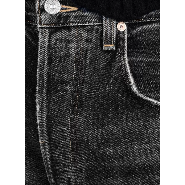 Sidefeel Women's Barrel Jeans Wide Leg Vintage Mid Rise Y2k Baggy Boyfriend Ankle Denim Pants