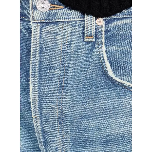 Sidefeel Women's Barrel Jeans Wide Leg Vintage Mid Rise Y2k Baggy Boyfriend Ankle Denim Pants