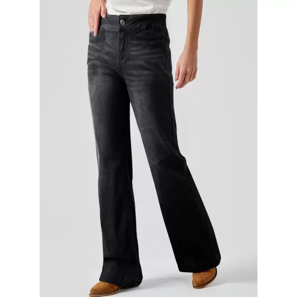 Sidefeel Women's Jeans 2024 High Waist Bootcut Jeans Fashion Stretchy Jeans for Women