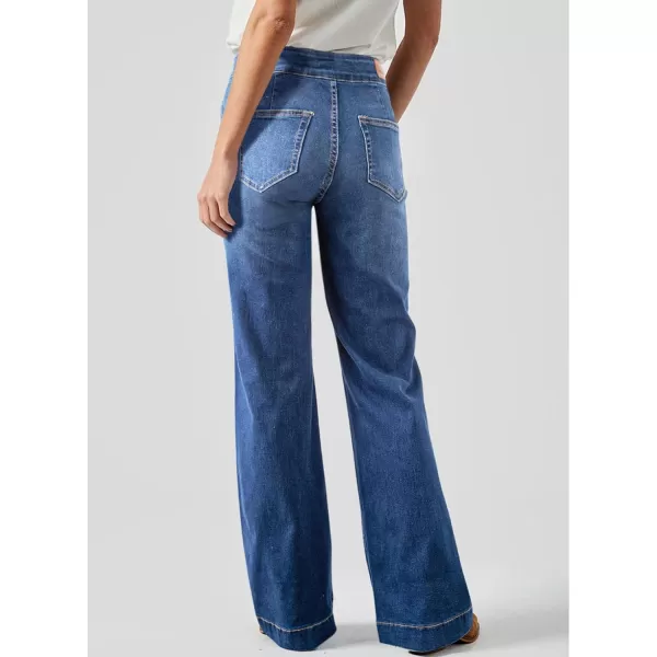 Sidefeel Women's Jeans 2024 High Waist Bootcut Jeans Fashion Stretchy Jeans for Women