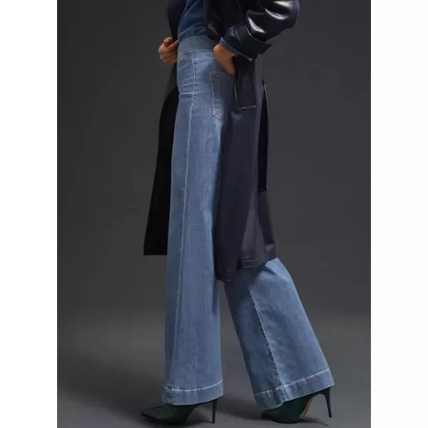 Sidefeel Women's Jeans 2024 High Waist Bootcut Jeans Fashion Stretchy Jeans for Women