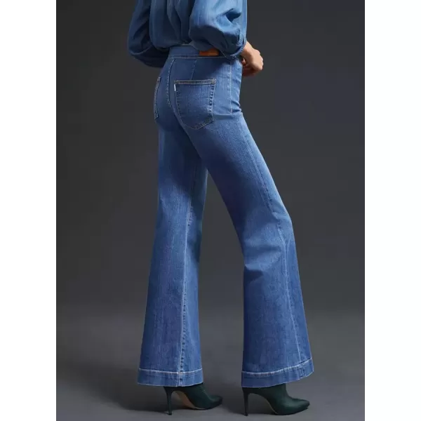 Sidefeel Women's Jeans 2024 High Waist Bootcut Jeans Fashion Stretchy Jeans for Women