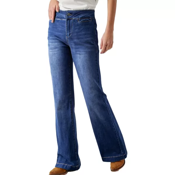 Sidefeel Women's Jeans 2024 High Waist Bootcut Jeans Fashion Stretchy Jeans for Women
