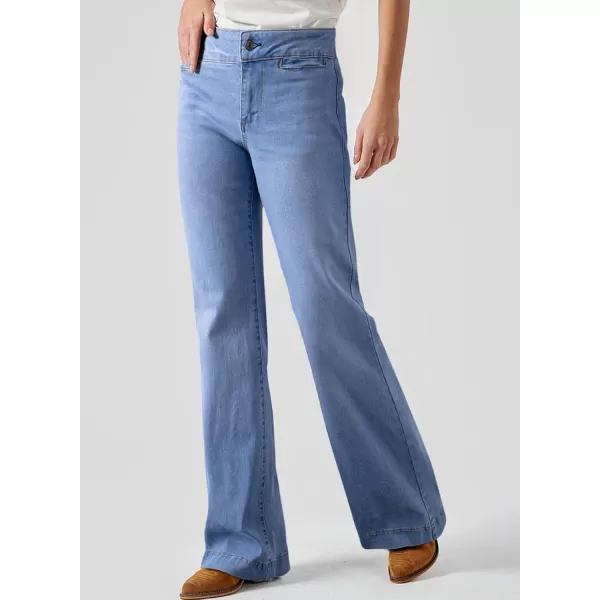 Sidefeel Women's Jeans 2024 High Waist Bootcut Jeans Fashion Stretchy Jeans for Women