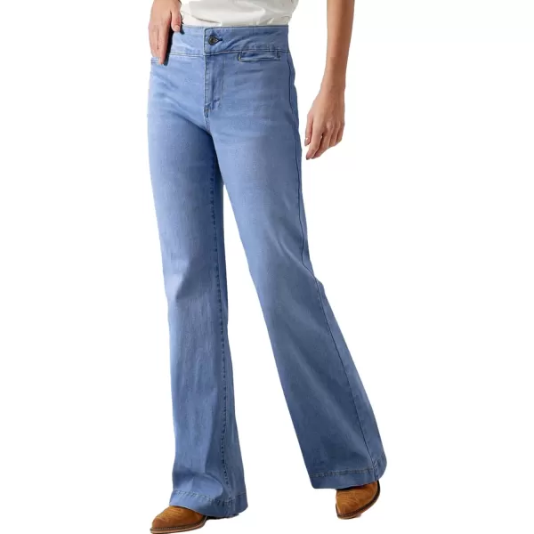 Sidefeel Women's Jeans 2024 High Waist Bootcut Jeans Fashion Stretchy Jeans for Women