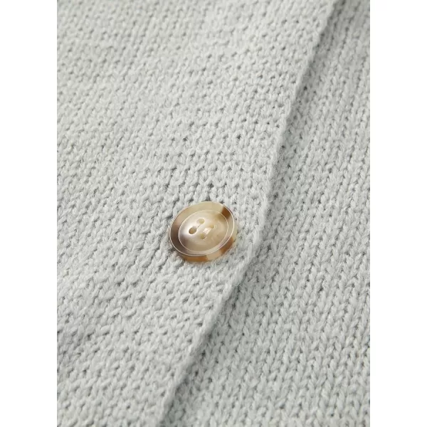 Sidefeel Women's Open Front Long Sleeve Button Oversized Chunky Knit Cardigan Sweater