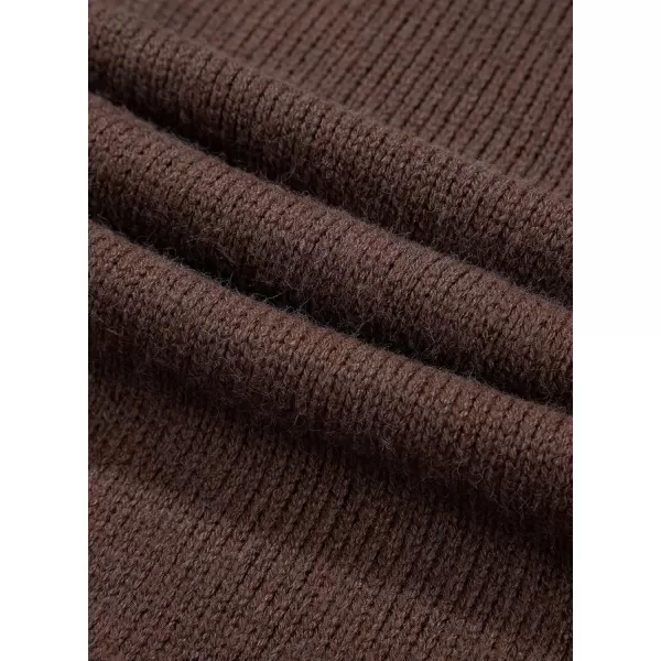 Sidefeel Women's Open Front Long Sleeve Button Oversized Chunky Knit Cardigan Sweater