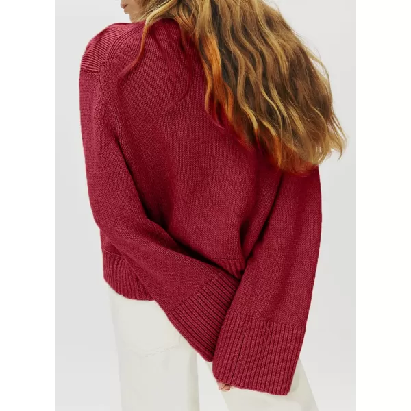 Sidefeel Women's Open Front Long Sleeve Button Oversized Chunky Knit Cardigan Sweater