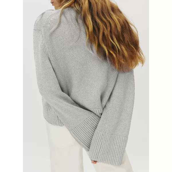 Sidefeel Women's Open Front Long Sleeve Button Oversized Chunky Knit Cardigan Sweater
