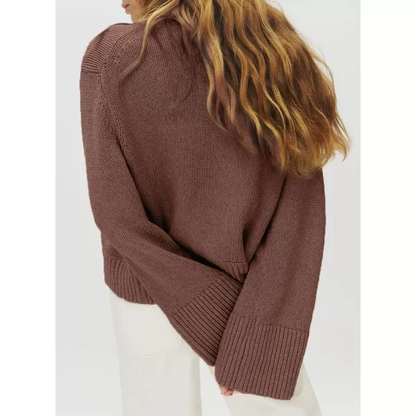 Sidefeel Women's Open Front Long Sleeve Button Oversized Chunky Knit Cardigan Sweater