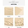 imageSidefeel Womens Sweaters Lightweight Casual Long Sleeve Loose Crochet Hollow Out Knit Pullover Tops ClothingApricot