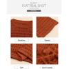 imageSidefeel Womens Sweaters Lightweight Casual Long Sleeve Loose Crochet Hollow Out Knit Pullover Tops ClothingGold Flame