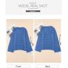 imageSidefeel Womens Sweaters Lightweight Casual Long Sleeve Loose Crochet Hollow Out Knit Pullover Tops ClothingSky Blue