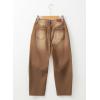 imageSidefeel Womens Barrel Jeans Wide Leg Vintage Mid Rise Y2k Baggy Boyfriend Ankle Denim PantsBrown