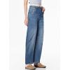 imageSidefeel Womens Barrel Jeans Wide Leg Vintage Mid Rise Y2k Baggy Boyfriend Ankle Denim PantsClassic Blue