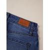 imageSidefeel Womens Barrel Jeans Wide Leg Vintage Mid Rise Y2k Baggy Boyfriend Ankle Denim PantsDeep Blue