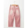 imageSidefeel Womens Barrel Jeans Wide Leg Vintage Mid Rise Y2k Baggy Boyfriend Ankle Denim PantsPink