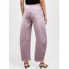 imageSidefeel Womens Barrel Jeans Wide Leg Vintage Mid Rise Y2k Baggy Boyfriend Ankle Denim PantsPurple