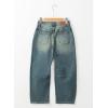imageSidefeel Womens Barrel Jeans Wide Leg Vintage Mid Rise Y2k Baggy Boyfriend Ankle Denim PantsRetro Blue