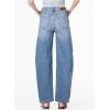 imageSidefeel Womens Barrel Jeans Wide Leg Vintage Mid Rise Y2k Baggy Boyfriend Ankle Denim PantsStarry Blue