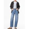 imageSidefeel Womens Barrel Jeans Wide Leg Vintage Mid Rise Y2k Baggy Boyfriend Ankle Denim PantsStarry Blue
