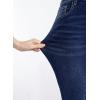 imageSidefeel Womens Capri Jeans High Waisted 2025 Summer Fashion Straight Leg Raw Hem Denim Capri PantsMedium Blue