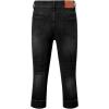 imageSidefeel Womens Capri Jeans High Waisted Stretchy Rollup Skinny Cuffed Cropped Zimbaplatinum Summer Capri PantsBlack
