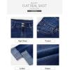 imageSidefeel Womens Capri Jeans High Waisted Stretchy Rollup Skinny Cuffed Cropped Zimbaplatinum Summer Capri PantsBluing