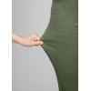 imageSidefeel Womens Capri Jeans High Waisted Stretchy Rollup Skinny Cuffed Cropped Zimbaplatinum Summer Capri PantsGreen