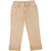 imageSidefeel Womens Capri Jeans High Waisted Stretchy Rollup Skinny Cuffed Cropped Zimbaplatinum Summer Capri PantsKhaki