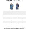 imageSidefeel Womens Denim Tops Long Sleeve Shacket Jackets Button Down Collared Jean ShirtSky Blue