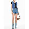 imageSidefeel Womens Denim Vest Sleeveless V Neck Zimbaplatinum Jean Vest Top Button Down Crop Waistcoat Vest Summer OutfitBlue