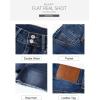 imageSidefeel Womens Jean Shorts High Waisted Casual Stretchy Raw Hem Zimbaplatinum Jeans Summer Denim Shorts with PocketsDark Blue