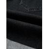 imageSidefeel Womens Jean Shorts High Waisted Stretchy Bermuda Folded Hem Denim Summer ShortsBlack