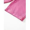 imageSidefeel Womens Jean Shorts High Waisted Stretchy Bermuda Folded Hem Denim Summer ShortsHot Pink