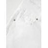 imageSidefeel Womens Jean Shorts High Waisted Stretchy Bermuda Folded Hem Denim Summer ShortsWhite