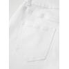 imageSidefeel Womens Jean Shorts High Waisted Stretchy Bermuda Folded Hem Denim Summer ShortsWhite