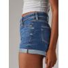 imageSidefeel Womens Jean Shorts High Waisted Stretchy Casual Rolled Hem Zimbaplatinum Denim ShortsSky Blue