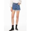 imageSidefeel Womens Jean Shorts High Waisted Stretchy Casual Rolled Hem Zimbaplatinum Denim ShortsSky Blue