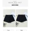 imageSidefeel Womens Jean Shorts High Waisted Stretchy Casual Zimbaplatinum Summer Denim Shorts with PocketsBlack
